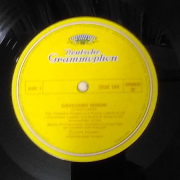 Rossini / Overtures Barber of Seville / Deutsche Grammophon Vinyl Record - Picture 3 of 4